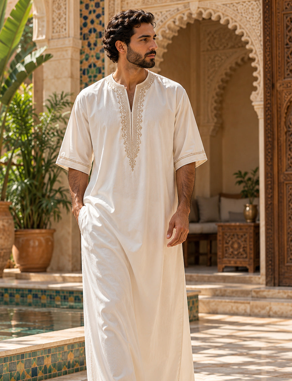 Gentleman in a traditional Moroccan setting