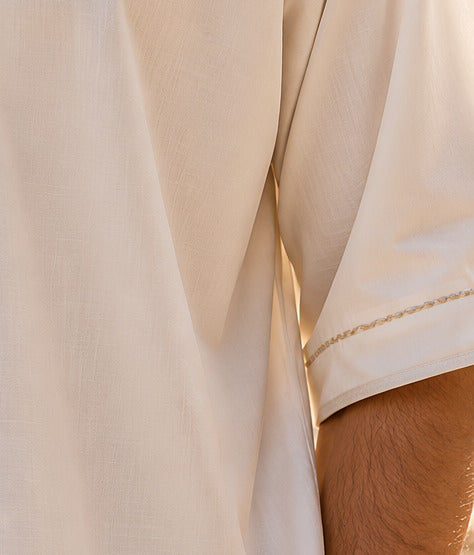 Gandoura cuff and sleeve detail